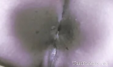 Ebony Taylor Starr Farts Bare Close Up