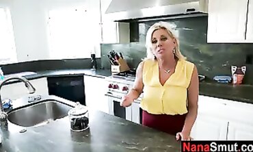 Blonde Granny and Her Bestie Give Me Blowjobs