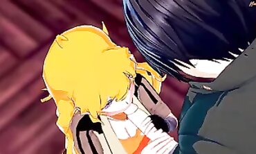 Yang Xiao Long Swallows Deep in 3D RWBY Hentai