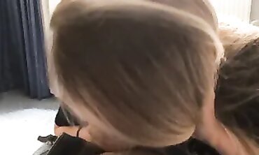 Blonde Amateur POV Blowjob and Cumshot