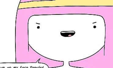 Queen Bubblegum Delivers a Deepthroat Blowjob and Anal Action