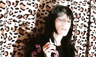 Sweetheart Gothic Mistress Smoking Part 1