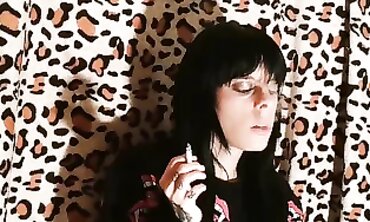 Sweetheart Gothic Mistress Smoking Part 1