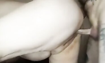 Russian BBW Milf Gets Doggy Style Creampie