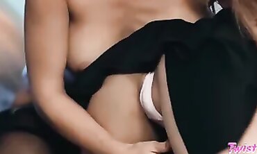 Megan in Lingerie and Stockings