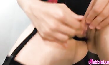 Gabbie Luna Takes a Deep Throat Blowjob and Swallows