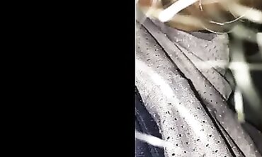 POV Ebony MILF Nearly Caught Taking a Deepthroat Creampie
