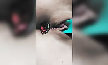 Love Enjoys Solo Anal Play With A Plug