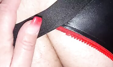 On Takes A Strap-On In This Amateur Anal Scene