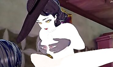 Alcina Dimitrescu Gives a Busty Vampire Titjob POV