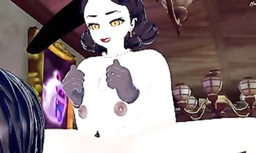 Alcina Dimitrescu Gives a Busty Vampire Titjob POV