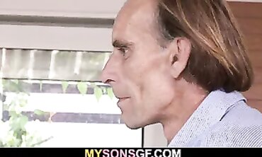 Mature Brunette Gets Muff Munched Before Taking a Giant Cock