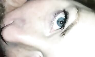 POV MILF Blonde Gets a Messy Facial and Cumshot