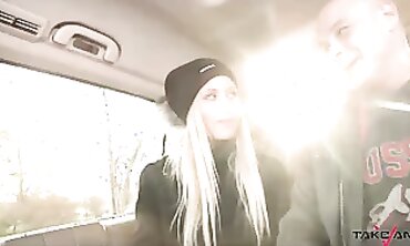 Bicurious Brunette and Blonde Share a Beefstick