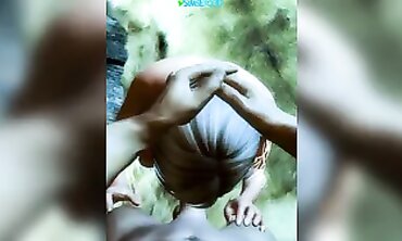 Skyrim 3D Animation: Busty Blonde Babe Gets Creampie