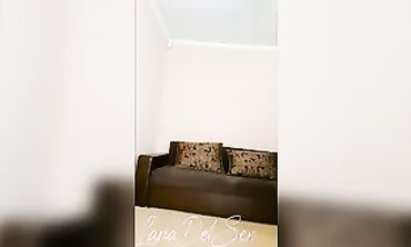 Russian Step-Sister Shows Off Knickers and Oiled Ass in Solo Reality