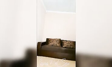 Russian Step-Sister Shows Off Knickers and Oiled Ass in Solo Reality