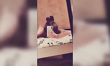 Fit Brunette Bunny Does Solo Foot Fetish Challenge