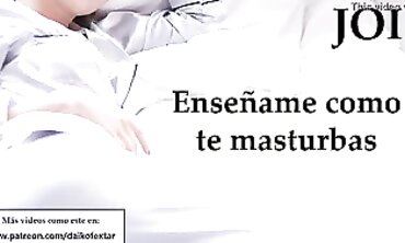 Hazlo en mi cara: Instrucciones de masturbación en español