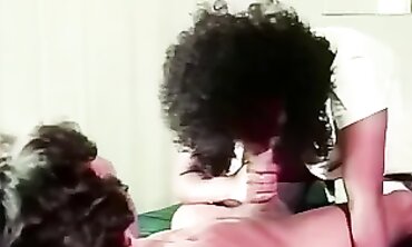 Shaggy African Nurse with Huge Tits