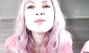 POV Deep Throat and Forearm Blowjob with Cum Swallow