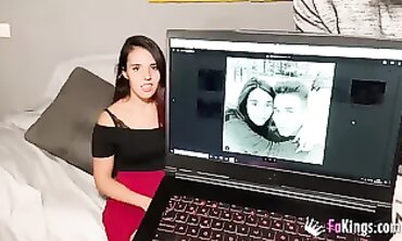 21-Year-Old Amateur Brunette Couples Reality Tape