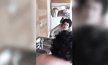 Amateur BBC Action in an Outdoor Bathroom