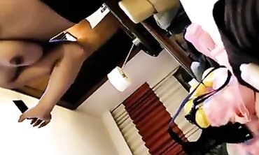 Black Guy Flashes and Cums for Stranger in Vegas Hotel