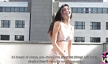 Lina Luxa Gets Group Pulverized by Three Guys