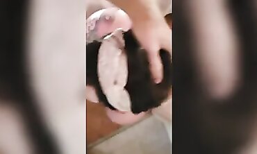 Tattooed BBW Joy Takes a Deep Throat and Cumshot
