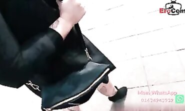 POV Blowjob With German MILF Mia Blow In Public