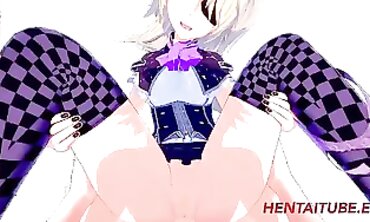 Fischl Cosplay Rough Sex & Creampie