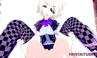 Fischl Cosplay Rough Sex & Creampie