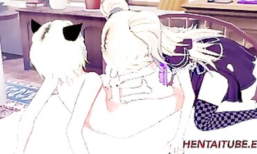 Fischl Cosplay Rough Sex & Creampie