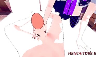 Fischl Cosplay Rough Sex & Creampie