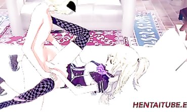 Fischl Cosplay Rough Sex & Creampie