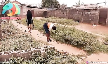 Petite African Girl Recovers Lost Virginity with Ghetto Boy