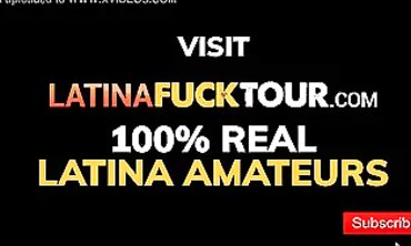Latina Babe Gets Rough CFNM Facial from Beau