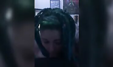 Curvy Cougar Gives Deep Throat Blowjob POV