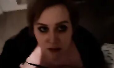 Ariel Gives A Deep Throat Blowjob POV