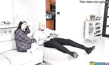 Petite Hispanic Teen Gets Smashed in Doggystyle