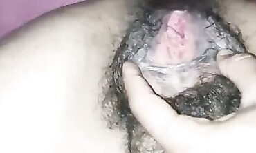 Indian Aunty Close-Up Cowgirl Fisting Scene