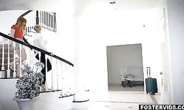 Step-Mom Ryan Keely and Daughter-In-Law Hannah Share a Big Black Cock