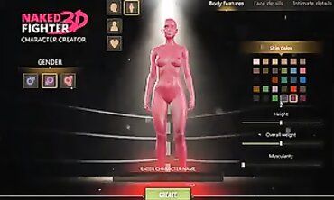 3D SFM Wrestling Game: Giant Boobs Rough Anal Hookup