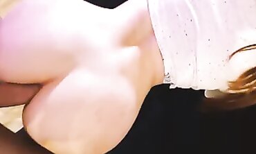 Petite Redhead Maru Karv's Big Ass Anal Climax