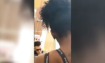 Mulata Safada de Vestido Colado e Lombo Grande