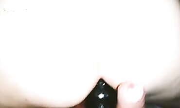 Couple-Berlin Fists Her Huge Ass With Yam-Sized Dildos