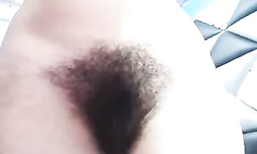 Close-Up Of A Hairy Mature Cunt
