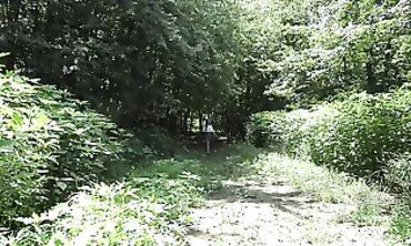 Kendra Lynn's Hairy Public Solo Masturbation
