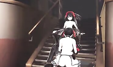 Kurumis Duplicates Enjoy a Lesbian MMD Orgy